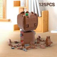 Groot-Juego de bloques de construcción de Mini cabeza para niños, Kit creativo de bloques de construcción lindos, regalos para niños - details 1