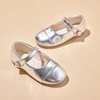 Zapatos planos versátiles antideslizantes para niñas, calzado de cuero suave y cómodo, estilo coreano, Princesa, novedad de otoño, 2024 - details 7