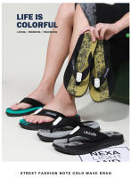 Nuevas sandalias de hombre tipo chanclas con pinza, antideslizantes, casuales, para la playa, frescas para usar al aire libre. - details 4