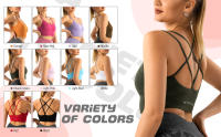Nvgtn-Sujetador sin costuras para mujer, Top de licra, elástico, transpirable, realce de pecho, ropa interior deportiva de ocio - details 1