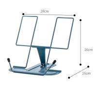 Oficina plegable para niños, estacionario ajustable para estudiantes, soporte multifuncional para libros, estante de lectura, estantería para leer, soporte para libros - details 0