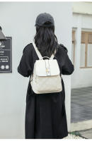 Mochila de cuero de textura avanzada para mujer, novedad de 2025, estilo coreano, mochila de viaje pequeña a juego para mujer - details 6
