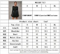 Vestidos de moda y sencillos para mujeres vestidos delgados y delgados - details 0