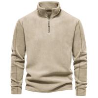 Chaqueta de Vellón Cálida y Gruesa para Hombres Cuello con Cremallera Suéter Suave de Carcasa Müller - details 7