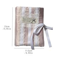 Funda portátil para cuaderno de recortes de hojas sueltas, funda para cuaderno con lazo de encaje, 5 agujeros, funda para folleto de tarjetas, funda para manual INS antiarañazos, regalo - details 0