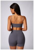 Shorts de Yoga de Cintura Alta para Mujer en Verano Leggings Deportivos Elásticos - details 2