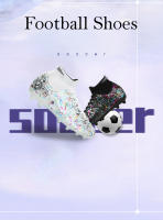 Zapatos de fútbol de marca para hombre, botas de fútbol de tobillo alto para niño, zapatillas de deporte de entrenamiento de hierba antideslizantes para exteriores, tacos, zapatillas de fútbol TF/FG - details 3