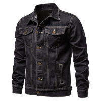 Chaqueta de algodón fina informal estilo jeans para hombre, otoño e invierno, 2024 - details 3