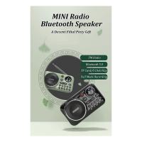 Radio FM con Bluetooth 5,0, reproductor de música MP3, HiFi, TF/USB, auriculares de grabación, naranja - details 3