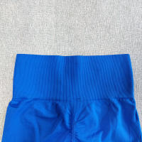 Nessaj-pantalones cortos deportivos para mujer, mallas de yoga sin costuras, a prueba de sentadillas, de cintura alta - details 3