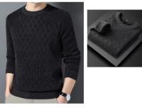 Suéter informal para hombre, Jersey de punto grueso, suéter de moda para hombre, Top cálido de otoño e invierno 4XL - details 21