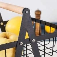 Organizador del segundo piso, cesta de frutas y verduras, soporte desmontable para cosméticos de baño, estante de iluminación de cocina - details 2