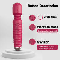 Vibrador de Dildos Telescópico de Silicona Tamaño Grande Tres Motores Masajeador de Couple - details 8