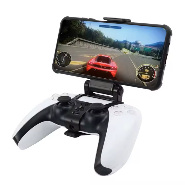 Soporte de teléfono móvil para mando de PS5, empuñadura de montaje para mando de PlayStation 5, Samsung S9 y S8 - 1