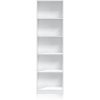Estantería Juvenil de 6 Baldosas Vertical de Librería Acabado en Blanco - details 3