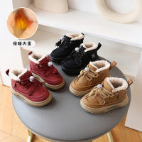Botas de nieve para niños invierno nuevos zapatos grandes de algodón para niños apilados zapatos para bebés y niñas engrosados versión coreana niño - details 13