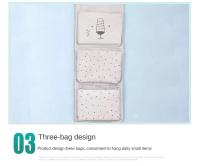 Organizador de Almacenamiento Colgante Impermeable de 3 Bolsillos Ideal para Dormitorio, Sala de Estar, Baño, Armario de Pared - details 14