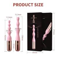 Embalaje privado SEXY Vibrador de 10 velocidades para cuentas anales Masaje de próstata Butt Plug Estimulador de clítoris de punto G Masturbadores Juguetes sexuales para hombres - details 18