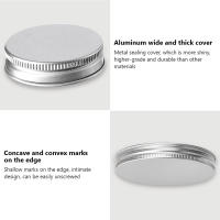 Frascos de almacenamiento de piezas, recipientes vacíos de aluminio transparente para cosméticos, botella de viaje, tarro de plástico transparente redondo, bote de muestra para crema facial, 10 Uds. - details 2