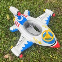 Barco Pirata Para Niños Anillo De Natación Asiento De Avión Con Pistola De Agua Piscina Agua Flotante Juguetes Montar Bote Inflable - details 16