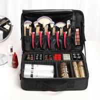 Bolsa de Maquillaje de Gran Capacidad Organizador Portátil de Cosméticos para Mujeres - details 0