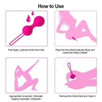 Leten Kegel Balls Vibrador Huevo Vibrador Para Mujer Ejercicio vaginal apretado Ben Wa Geisha Muscle Shrink Adult Sex Toys 18+ - details 3