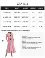 Vestido informal plisado de cuello redondo para mujer, vestido de color sólido con bolsillo - details 0
