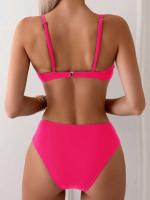 Bikini sexy, traje de baño de dos piezas, conjunto de bikini de cintura alta, traje de baño para mujer con realce, ropa de playa 2025 - details 10