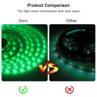 Tira de luces LED con interruptor, cinta de luz impermeable Flexible, 5V, USB, SMD2835, 60Led/m, para iluminación de dormitorio y retroiluminación de TV - details 8