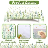 Mantel de Césped Silvestre Cubierta de Mesa para Hogar Verano Primavera - details 5