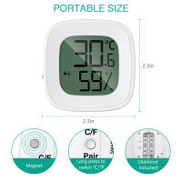 ORIA Termómetro Higrómetro Digital, Bluetooth Sensor de Humedad de Temperatura con Pantalla LCD, Termometro Inalámbrica con Alerta de Alarma, Soporte Android y iPhone para Hogar, Oficina - details 3
