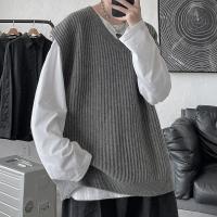 Suéter Preppy Estilo Coreano para Hombres 5XL Viste con Estilo Callejero para Jóvenes - details 7