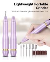 Máquina pulidora eléctrica para manicura y pedicura, con bandas de lijado de 100 piezas, anillo de arena, broca - details 0
