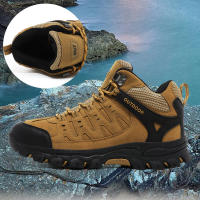 Zapatos de senderismo para hombre, botas de montaña al aire libre, escalada, otoño e invierno, zapatillas de goma - details 7