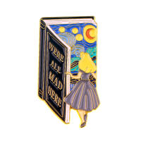 Broche de Cielo Estrellado Pin de Esmalte de Cuento de Hadas para Mochilas y Ropa - details 1