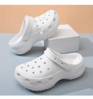 Nube agujero zapatos de las mujeres usan zapatillas EVA en verano, aumentando la playa desodorante de suela gruesa resistente al desgaste y transpirable bolsa cabeza de arrastre - details 12