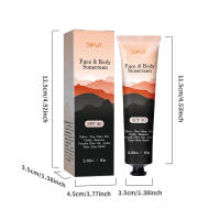Minerales protector solar protección UV cuerpo Facial SPF50/30+ Protector UV corporal loción Solar duradera resistente al agua bloqueador solar cuidado de la piel - details 5