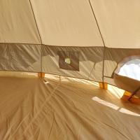 Carpa grande 300D de 4 metros Oxford, impermeable, con protección solar, para camping, tipo yurta, especial para exteriores, duradera y transpirable - details 5