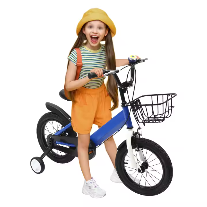 Bicicleta infantil de 14 pulgadas para niños y niñas, para niños de 3 a 7 años, con altura ajustable - 1