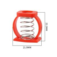 Abrazadera de bisagra de resorte de bicicleta con hebilla C, resorte fácil de torsión libre, Clip de bisagra de bicicleta plegable, abrazadera de bisagra de resorte, fijación de resorte - details 0