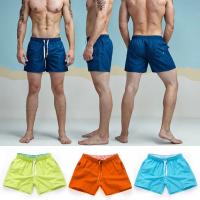 Pantalones cortos informales de verano para hombre, pantalones cortos de playa para entrenamiento físico, transpirables con bolsillos, ropa para Surf - details 7