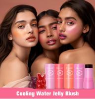 Rubor de gelatina de agua refrescante, tinte de labios de gelatina de leche, multiusos, tinte de labios y mejillas, colorete facial en barra de maquillaje de larga duración - details 0