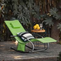 jardín Mecedora con reposapiés Tumbona ergonómica Negro OGS28-SCHx2 ES - details 22