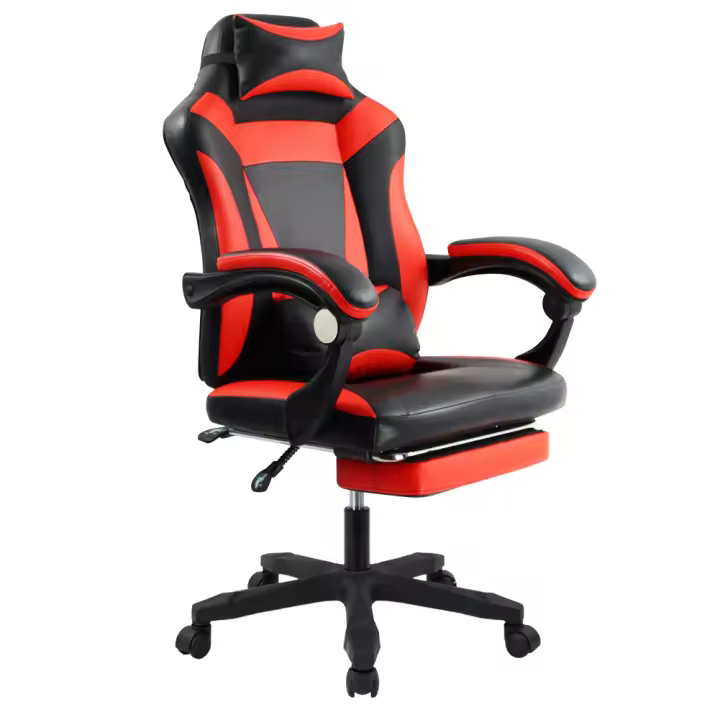 Silla de Juegos Ergonómica KKTONER Ajustable de Altura, Gira, Apoyo de Cuerpo Alto y Lumbar - 1