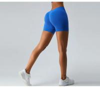 Pantalones cortos de Yoga de cintura alta para mujer, ropa deportiva informal para entrenamiento, levantamiento de glúteos, gimnasio, correr - details 6