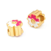 Pulseras de Brass Dorado Mate 4PCS Grande Agujero Abalorios para Hacer Joyas DIY - details 86