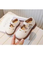Zapatos de cuero de suela suave para niña, zapatos antideslizantes de princesa para niño, zapatos de flores bordadas para niño, zapatos Mary Jane informales versátiles de primavera - details 13