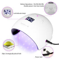 Lámpara LED UV para manicura de pies, secador profesional portátil, esmalte de Gel de curado, herramientas de arte de uñas, 48W - details 3