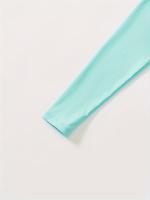 Conjunto De Traje De Neopreno Para Deportes Acuáticos Para Hombre, Top De Manga Larga Con Cuello Redondo Elástico Y Protector - details 2