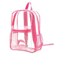 Mochila transparente de gran capacidad, Bolsa Escolar impermeable con cremallera, mango suave Visible, de Pvc, para exteriores - details 12